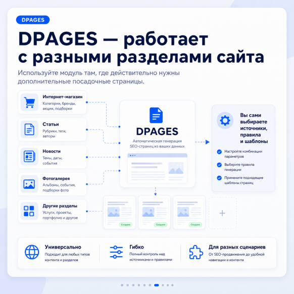 СЕО генерация посадочных страниц