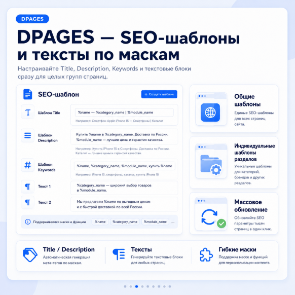 СЕО генерация посадочных страниц