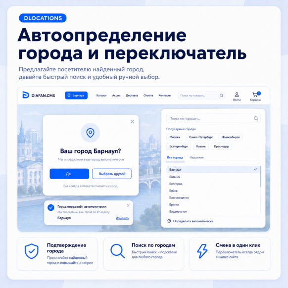 Мульти региональность, СЕО поддомены, выбор и определение города - региональная сеть вашего сайта с продвижением в поисковиках