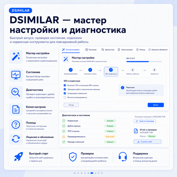 Автоматические похожие элементы, товары, перекрестные продажи